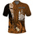 Custom New Caledonia Polo Shirt Nautilus Gold Polynesian Hibiscus LT13 Gold - Polynesian Pride