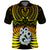 (Custom Text and Number) New Zealand Polo Shirt Aotearoa Fern Hei Tiki Gold Style LT13 Gold - Polynesian Pride