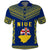 Custom Niue Polo Shirt Happy Constitution Day Niuean Hiapo Crab With Map LT14 - Polynesian Pride