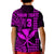 (Custom Text and Number) Hawaii Day Kakau Polo Shirt Proud To Be Hawaiian Purple King Kamehameha and Kanaka Maoli LT13 - Polynesian Pride