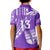 (Custom Text and Number) Fiji Rugby Sevens Polo Shirt KID Fijian 7s Tapa Polynesian Purple LT13 - Polynesian Pride