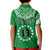 (Custom Text and Number) Cook Islands Tatau Polo Shirt Symbolize Passion Stars Version Green LT13 - Polynesian Pride