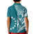 Cook Islands Tatau Polo Shirt Symbolize Passion Stars Version Blue LT13 - Polynesian Pride