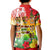 Aloha Poly Fest Polo Shirt Polynesian Pattern With Tropical Flowers LT14 - Polynesian Pride