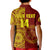 (Custom Text And Number) Tonga High School Polo Shirt KID Class Of Year Tongan Ngatu Pattern LT14 - Polynesian Pride