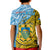 Tuvalu 1978 Polo Shirt KID Happy 44th Independence Anniversary Polynesian Pattern LT14 - Polynesian Pride