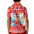 Custom Hawaii Christmas Polo Shirt KID Surfing Santa Mele Kalikimaka Polynesian LT14 - Polynesian Pride