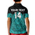 (Custom Text And Number) New Zealand Tiki Rugby Polo Shirt KID NZ Maori Koru Pattern Ver.02 LT14 - Polynesian Pride