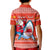 (Custom Personalised) Hawaii Christmas Polo Shirt KID Santa Shark Mele Kalikimaka Tribal LT14 - Polynesian Pride