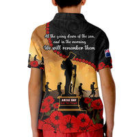 New Zealand ANZAC Polo Shirt - Maori Camouflage Mix Poppies We Will Remember Them LT14 - Polynesian Pride