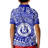 Hawaii Polo Shirt Moanalua High School Tribal Kakau LT14 - Polynesian Pride