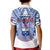 Samoa Rugby Polo Shirt KID Manu Samoa 7s Ginger White Polynesian LT14 - Polynesian Pride