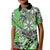 (Custom Personalised) Hawaii Polo Shirt KID Tribal Plumeria With Polynesian Turtle Ver.01 LT14 Kid Green - Polynesian Pride