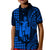 Hawaii Day Kakau Polo Shirt Proud To Be Hawaiian Blue King Kamehameha and Kanaka Maoli LT13 - Polynesian Pride