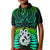 (Custom Text and Number) New Zealand Polo Shirt Aotearoa Fern Hei Tiki Green Style LT13 - Polynesian Pride