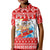 Custom Hawaii Christmas Polo Shirt KID Surfing Santa Mele Kalikimaka Polynesian LT14 - Polynesian Pride