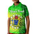 Custom Cook Islands Polo Shirt Kuki Airani Coat Of Arms Turtle Polynesian LT14 Kid Green - Polynesian Pride