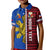 (Custom Personalised) Philippines Polo Shirt KID Pilipinas Sun Mix Polynesian Pattern LT14 - Polynesian Pride