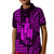 Hawaii Day Kakau Polo Shirt Proud To Be Hawaiian Purple King Kamehameha and Kanaka Maoli LT13 - Polynesian Pride