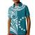 Cook Islands Tatau Polo Shirt Symbolize Passion Stars Version Blue LT13 - Polynesian Pride