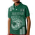 (Custom Text And Number) Hawaii Football Polo Shirt KID Kakau Rainbow Warriors Helmet LT14 - Polynesian Pride