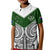 (Custom Text And Number) New Zealand Silver Fern Rugby Polo Shirt KID Maori Pacific LT14 Kid White - Polynesian Pride