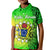 Cook Islands Polo Shirt Kuki Airani Coat Of Arms Turtle Polynesian LT14 Kid Green - Polynesian Pride