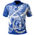 Northern Mariana Islands Polo Shirt Seal CNMI With Curve Patterns Unisex Blue - Polynesian Pride