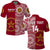 (Custom Text and Number) Tonga Eua High School Polo Shirt Class Of Year Tongan Ngatu Pattern LT14 Adult Maroon - Polynesian Pride