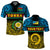 Custom Torba Province Polo Shirt Vanuatu Pig Tusk Polynesian Flag Style LT14 Black - Polynesian Pride