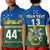 (Custom Text and Number) Solomon Islands National Day Polo Shirt Independence Day Tapa Pattern LT13 - Polynesian Pride