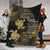 Hawaii Turtle Premium Blanket Hibiscus To My Wife Gold AH White - Polynesian Pride