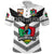 Custom Papua New Guinea PRK Mendi Muruks Polo Shirt Rugby Original Style White LT8 - Polynesian Pride