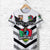 Custom Papua New Guinea PRK Mendi Muruks T Shirt Rugby Polynesian White, Custom Text and Number LT8 - Polynesian Pride