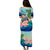 (Custom Personalised) Polynesian Turtle Coconut Tree And Orchids Puletasi Dress Style LT14 - Polynesian Pride