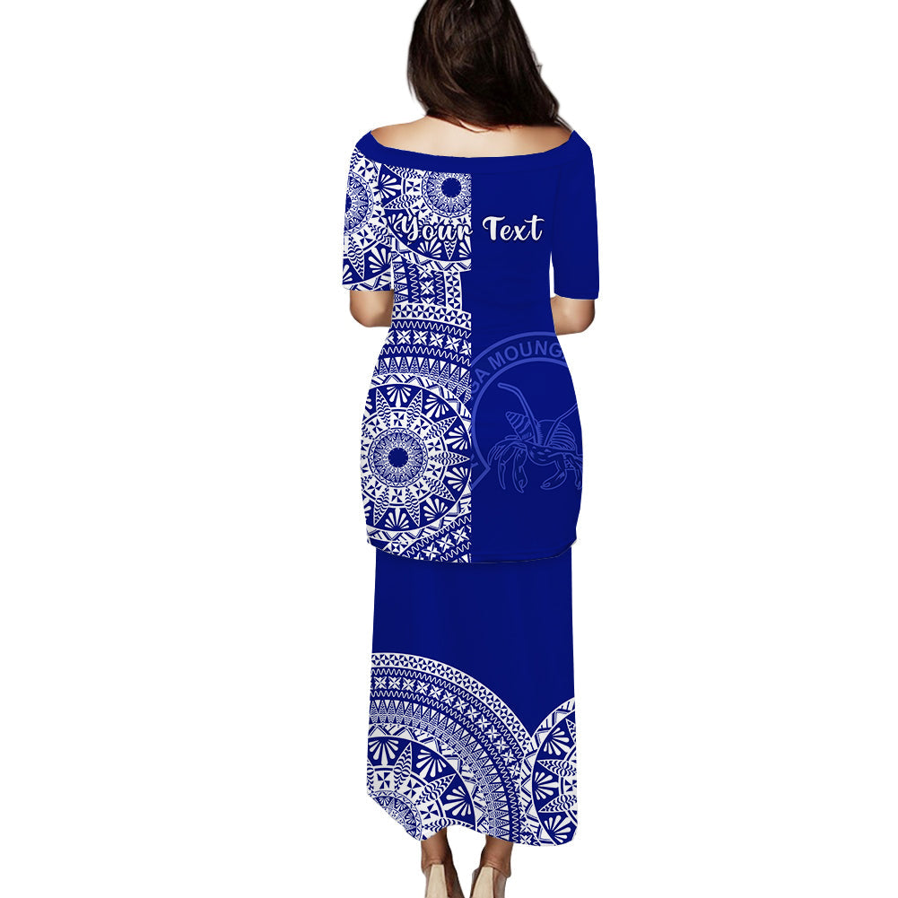 (Custom Personalised) Queen Salote Tonga College Puletaha Dress Tongan Ngatu Pattern LT14 - Polynesian Pride