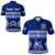 Custom Hofangahau College Polo Shirt Eua Tonga Pattern LT13 Unisex Blue - Polynesian Pride