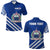 Custom Samoa Rugby Polo Shirt Go The Manu Unisex Blue - Polynesian Pride