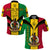 (Custom Text and Number) Vanuatu Polo Shirt Pig Tusk Polynesian LT13 Yellow - Polynesian Pride