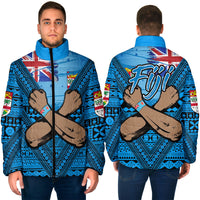 Fiji Bula Flag Padded Jackets LT10 - Polynesian Pride