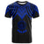 Palau T Shirt Polynesian Armor Style Blue Unisex Blue - Polynesian Pride