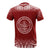 Palau All Over T Shirt Fog Red - Polynesian Pride