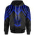 Palau Hoodie Polynesian Armor Style Blue Unisex Blue - Polynesian Pride