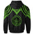 Palau Hoodie Polynesian Armor Style Green - Polynesian Pride