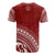 Palau All Over T Shirt Palau Seal Polynesian Tribal Red Version - Polynesian Pride