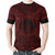 Palau All T Shirt Palau Coat Of Arms Polynesian Red Black - Polynesian Pride