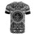 Palau All T Shirt Palau Coat Of Arms Polynesian White Black - Polynesian Pride