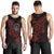 Palau Custom Personalised Men's Tank Top - Red Turtle - Polynesian Pride