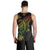 Palau Custom Personalised Men's Tank Top - Reggae Turtle - Polynesian Pride