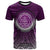 Palau T Shirt Circle Pattern Purple Unisex Purple - Polynesian Pride